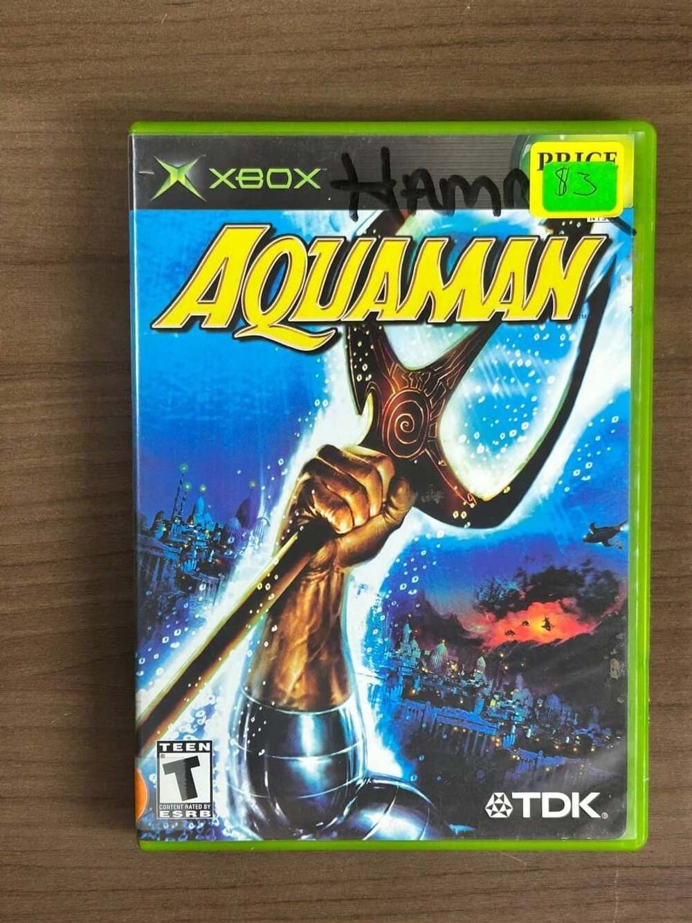 Aquaman Battle for Atlantis Microsoft Xbox 2003 Complete CIB w/ Manual